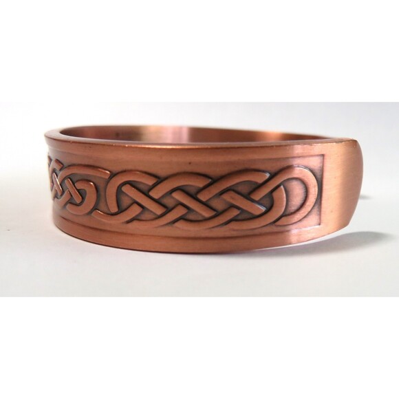 Celtic Knot Magnetized Natural Copper Bracelet NWOT  Health item Holistic - Picture 6 of 13